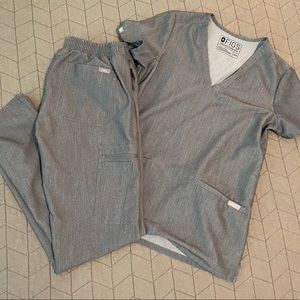 COPY - XXS Graphite Figs Scrub Set